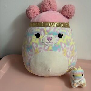 Bundle of 2 - Squishmallows Squish Doos and mini plush Stuffed Animal Plush